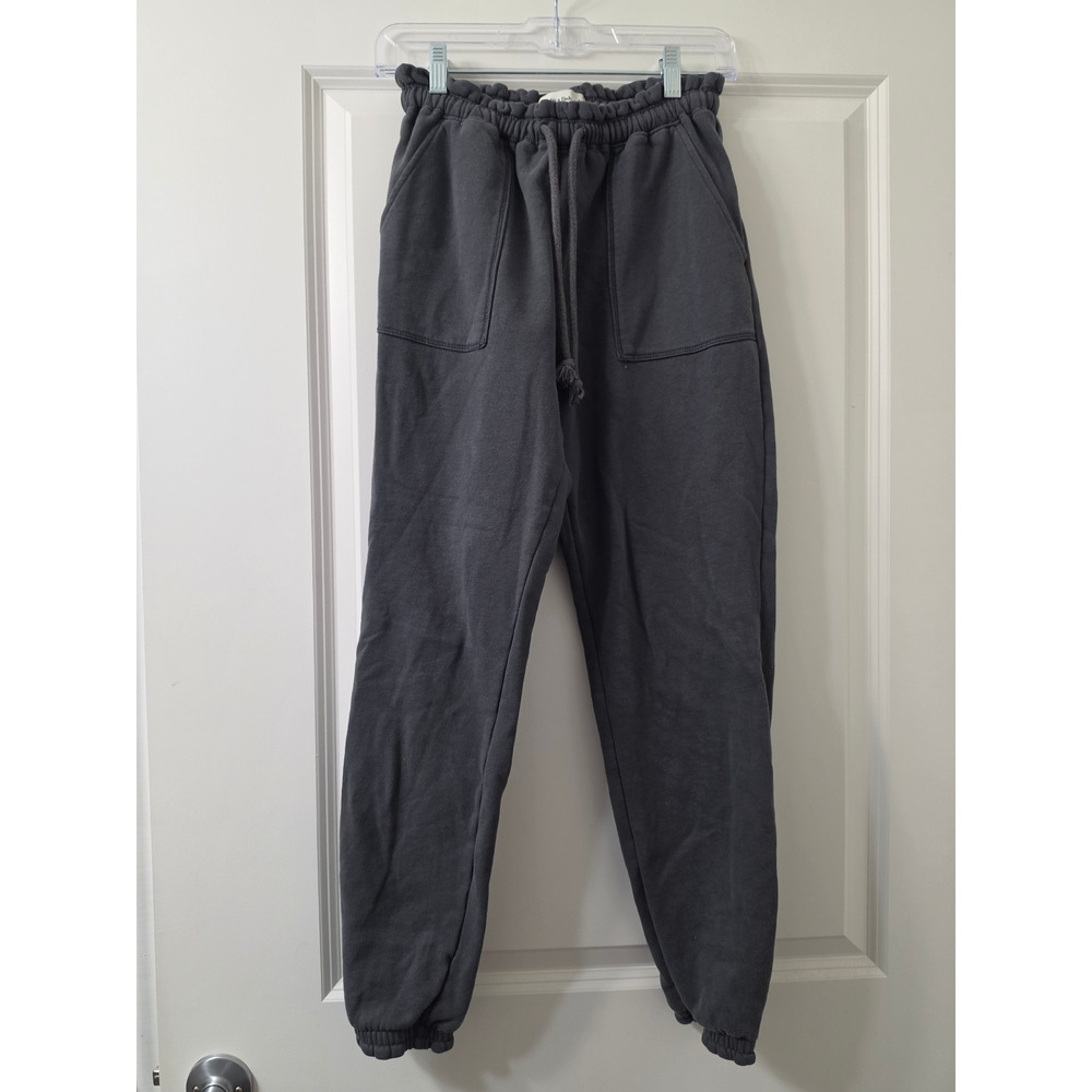 Abercrombie & Fitch Soft A&F Collection Charcoal Gray Jogger Sweatpants Small